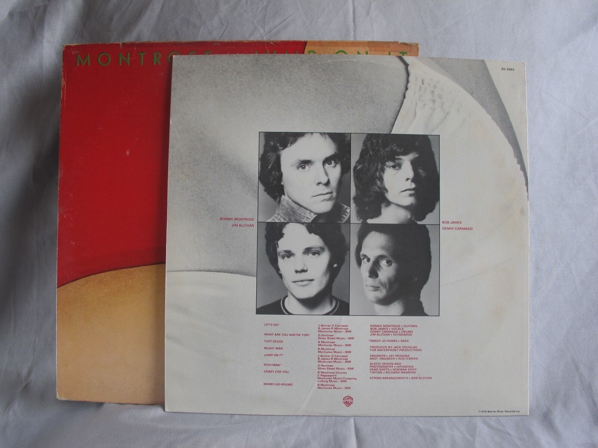 Montrose : Jump On It 1976 Rock LP Vinyl Record BS 2963 (Grade VG