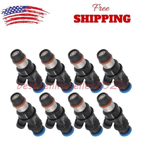8x Fuel Injector For GMC Yukon Sierra Savanna Marine 5.3L 6.0L 25348180 217-1563 - Picture 2 of 15