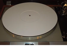 NEW WHITE Acrylic Perspex Turntable Mat Rega Linn Avid Pro-Ject VPI Music Hall