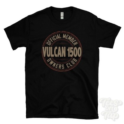 OFFIZIELLES MITGLIED VULCAN 1500 OWNERS CLUB T-SHIRT Motorrad Biker Geschenk Retro Logo