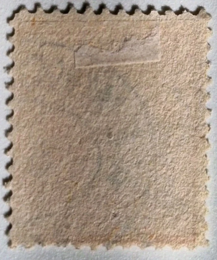 EE. UU. #364 Buen Estado Raro Como Nuevo - 1909 10c Amarillo sobre Papel Azulado Foto 4 de 4