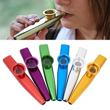 6 Metal Kazoos Portable And Durable Easy To Learn For Traveling LZPF
