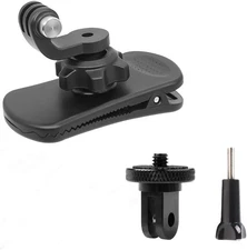 360° Rotation Backpack Strap Clamp Clip Mount Holder Kit for GoPro DJI Insta360