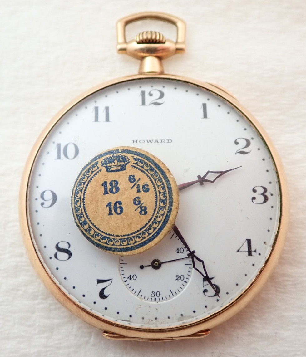 SERIES POCKET JEWEL WATCH GOLD 7 17 FILLED E 12s ANTIQUE HOWARD 17j - vintagewatches.pk