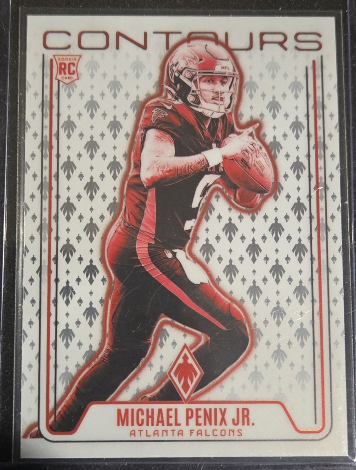 2024 Panini Phoenix Michael Penix Jr RC Contours Insert Atlanta Falcons