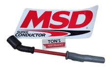 SINGLE MSD Spark Plug Wire 8.5mm Black Boots Chevy LS1 LS2 LS4 LS6 LS7 32819-1