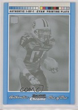 2007 Bowman Chrome Framed Printing Plate Cyan 1/1 Chris Davis #BC107 8h6