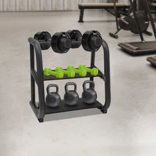 Kettlebell Storage Rack Dumbbell Stand Multifunctional Weight Stand 220lb