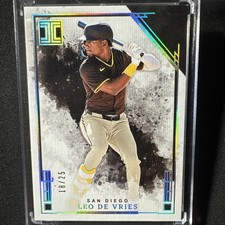 2025 Panini Impeccable - Leo De Vries #5 Holo Silver /25 (RC)
