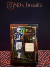 2020 Panini Select Red Draft Selection Prizm Relic Michael Pittman Jr. (DS-MPI)