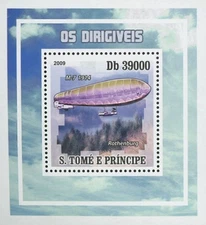 Dirigibles Rothenburg Mini Sov. Sheet MNH