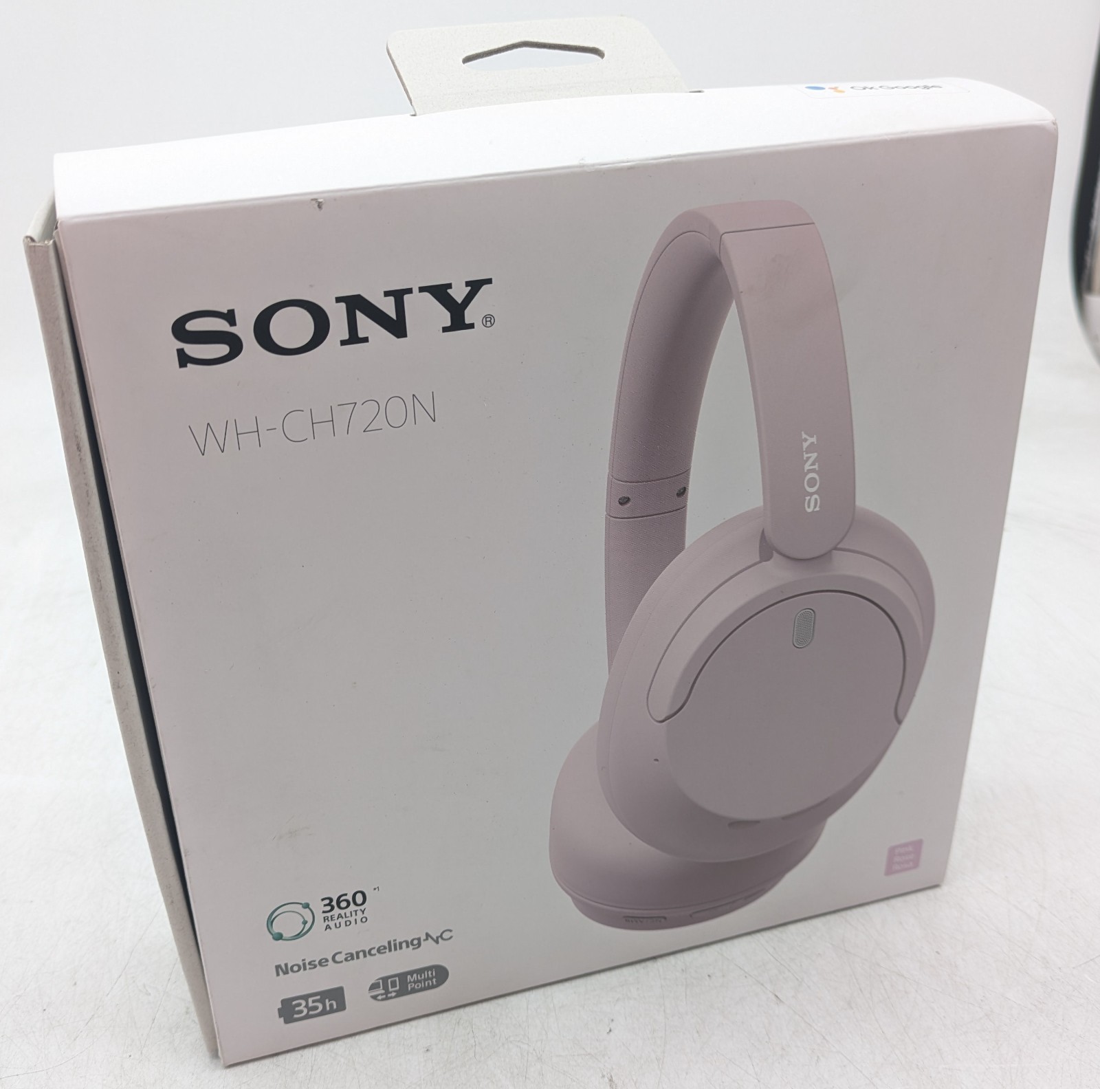 Sony WH-CH720N Noise Cancelling Wireless Over-Ear Headphones 35H Playtime - Pink