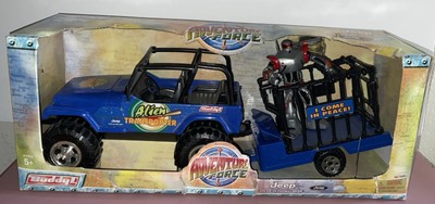 Buddy L Aventure Forcé Jeep Wrangler Alien Transporter 4x4 Brand New Inbox! RARE