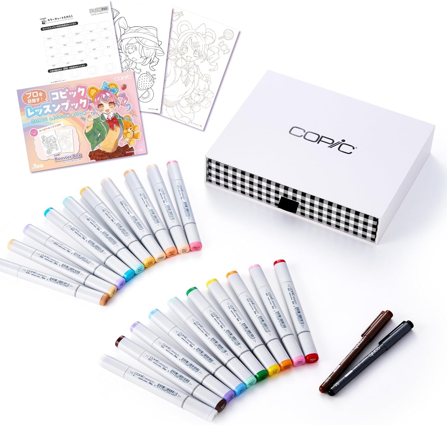 Copic Booster Box Illustration Marker Storage Set Case Japan
