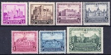 Belgium, 1930, COB 308/14: €60, Tuberculosis Control; Castles, MH