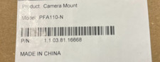 PFA110-N Camera Mount