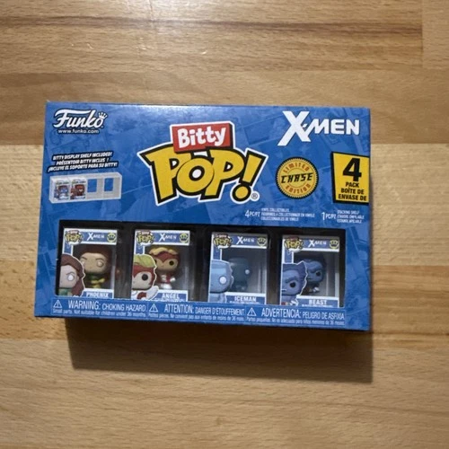 Bitty Pop Marvel X-MEN 4 Pack NEW Beast Phoenix Angel Iceman