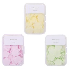 300pcs Portable Hand Washing Soap Sheets, Scented Mini Soap Sheets, Disposabl...