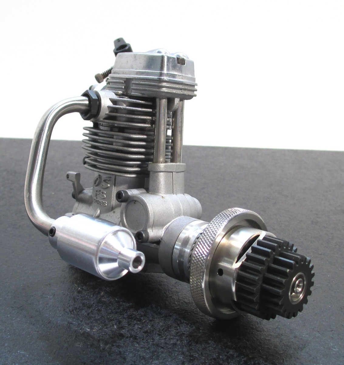 O.S. FS-26S 4.41cc 4-stroke glow engine with muffler for 1