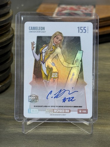 2025 Bo Jackson Battle Arena Cameleon RC Steel Foil Auto #BFA-175- Cameron Brink