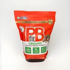 PB Fit Organic Roasted Peanut Powder,30 oz Resealable Bags