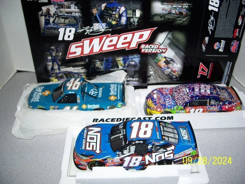 #18, #46, #18 KYLE BUSCH BRISTOL SWEEP 2017 ACTION "BRAND NEW IN BOX" - Image 2 of 4