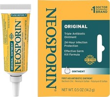 Neosporin Original First Aid Antibiotic Ointment with Bacitracin Zinc for Infect