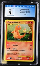 DOUBLE FART SWIRL 🌀 CGC 9 Charmander 101/100 Secret Rare Holo Stormfront 2008 on eBay