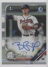 2019 Bowman Draft Chrome Pick Refractor 240/499 Beau Philip #CDA-BP Auto 0l2