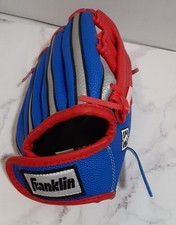 Franklin Air Tech Youth Baseball Glove Right Hand Throw RTP9N Blue Red