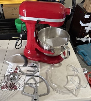 KitchenAid Professional Stand Mixer 6 Qt Empire Red Bowl Lift