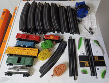 Tyco Lot Of Train Cars  30 Rail pcs w/ Accessories As Is