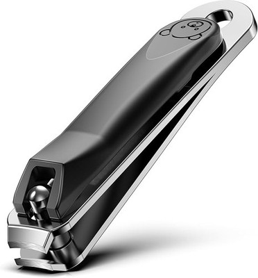 FVION Black Baby Nail Clippers, Stainless Steel, Small Jaw