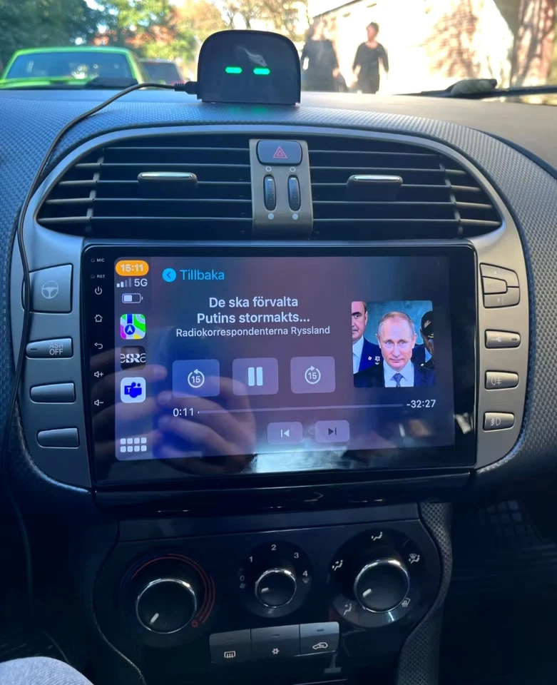 Autoradio Android  9" CarPlay Android Auto GPS per Fiat Bravo 2007–2014 - Immagine 2 di 4