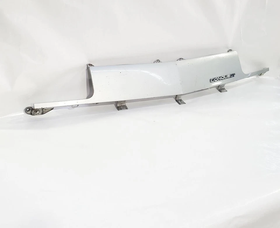 1983 Starion 1984 1989 Conquest Chrysler OEM Header Silver Upper Finish Panel  - Image 3 of 4