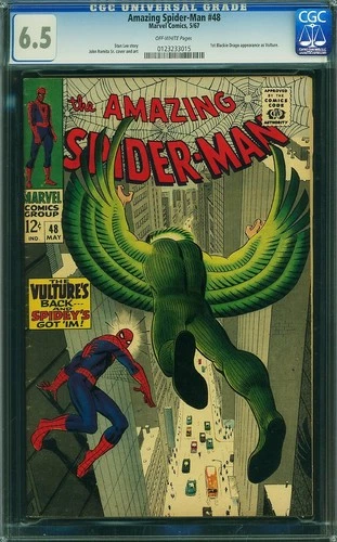 AMAZING SPIDER-MAN  # 48  CGC 6.5 Awesome Silver Age!  "VULTURE" 0123233015