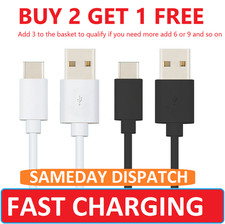 1m 2m 3m Long Fast Charge Type C USB-C Charging Cable Lead Data Sync Charger