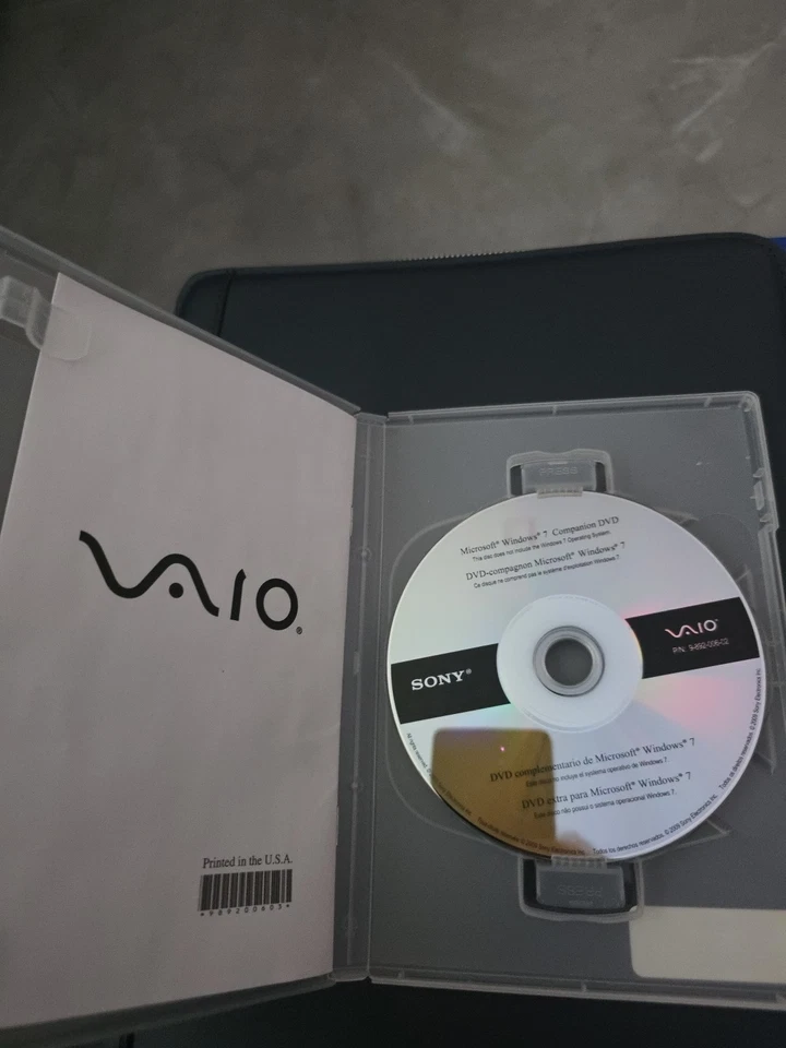 Sony Vaio Windows Vista Home to Windows 7 Home Premium Upgrade Disc DVD - Image 3 of 3