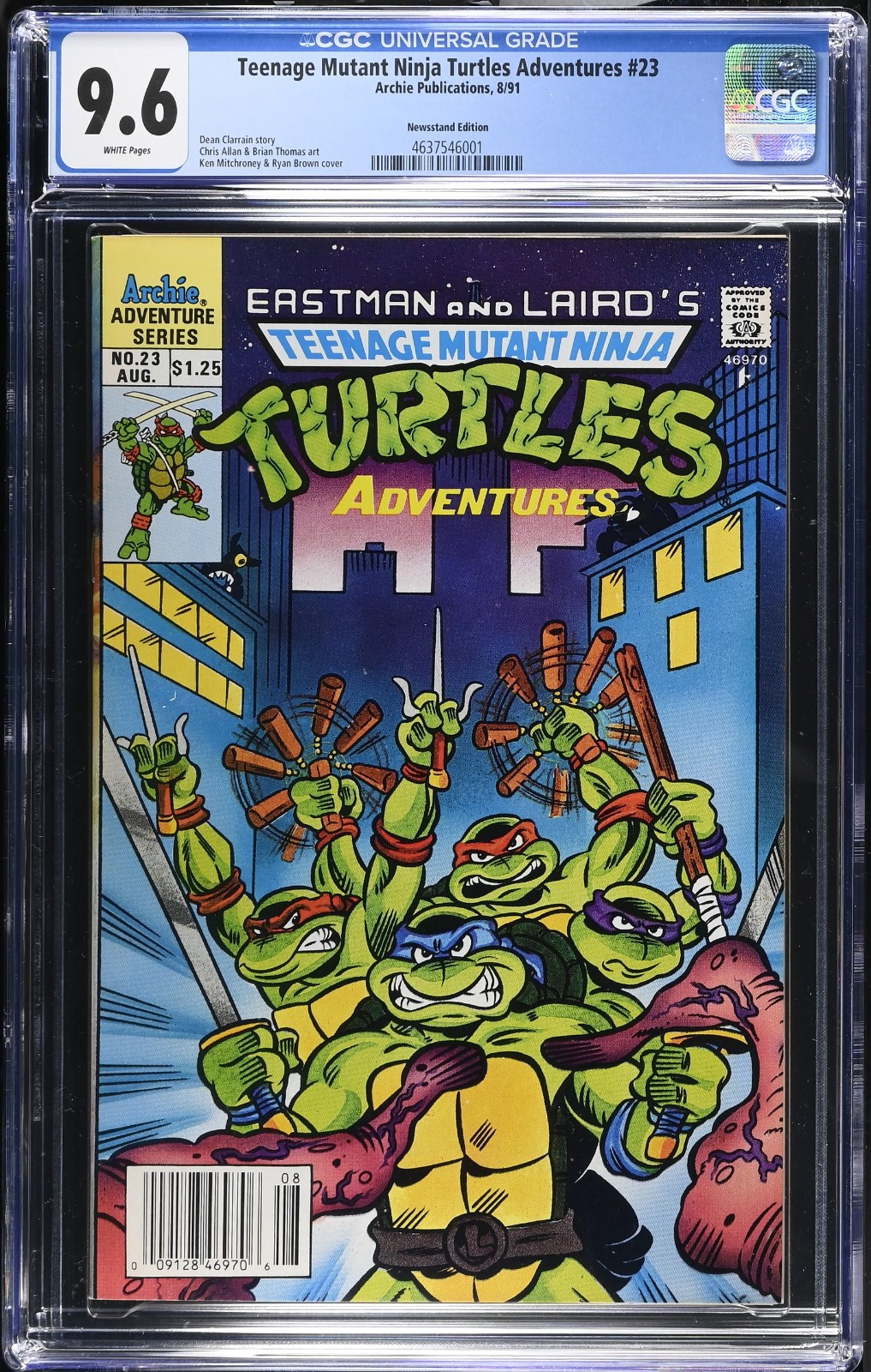 Teenage Mutant Ninja Turtles Adventures #19 Value - GoCollect