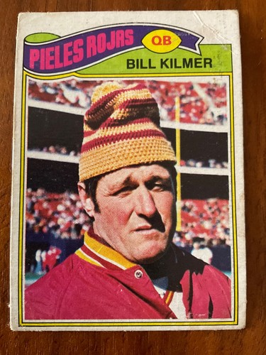 Bill Kilmer #495 1977 Topps Mexican card