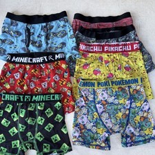 Kids Lot Of 7 Cartoons Characters Youth Shorts Multicolor
