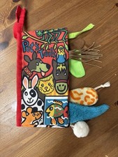 Jellycat Pet’s Tails Plush Story Book with Textures & Sounds By Anne Wilkinson
