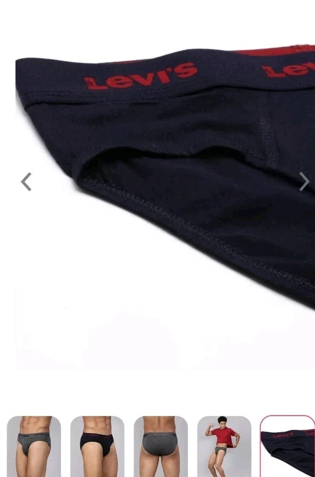 Levi's Hombre Calzoncillos Calce Regular Conjunto de 2 Tela Elástica Algodón Talla M 80-85cm Foto 4 de 4