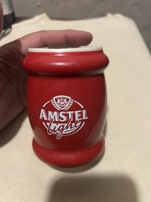 Vintage Amstel Light Beer Can Koozie Red