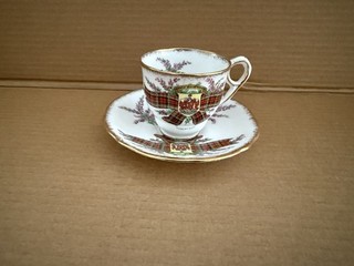 Royal Stafford Tartan Series Teacup & Saucer – Maclean Tartan Pattern