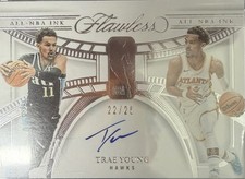 2023 Panini Flawless Trae Young 22/25 All-NBA Ink Auto