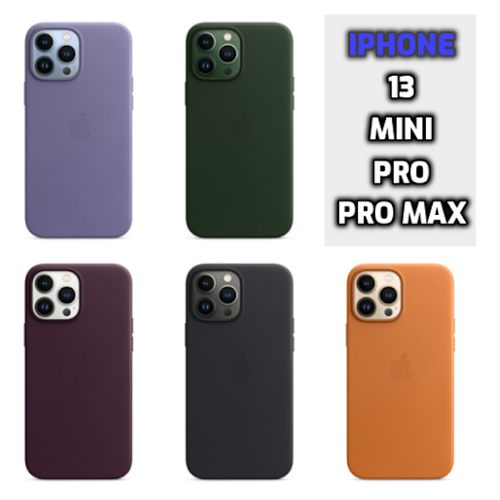 Original Apple für iPhone 13 /Pro/Max Lederhülle Case mit MagSafe 5 Farben