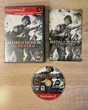 Medal of Honor Vanguard Sony PlayStation 2 Video Game PS2 2008 Action Shooter