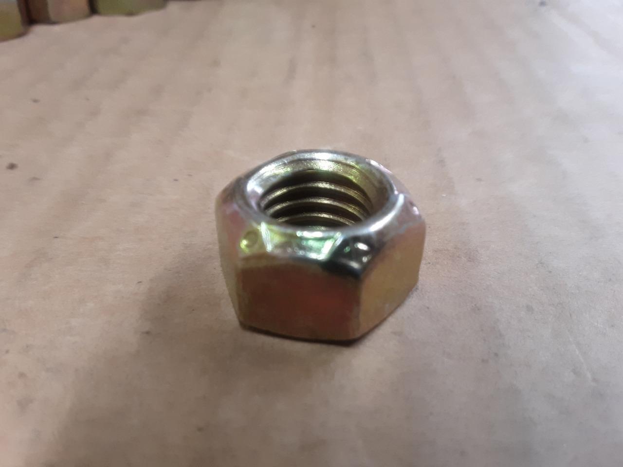 (75) 1/213 Stover Lock Nut All Metal Grade C Yellow Zinc Plated Coarse
