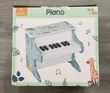 Zookabee Children's Forest Animal Safari Toy Wooden Piano